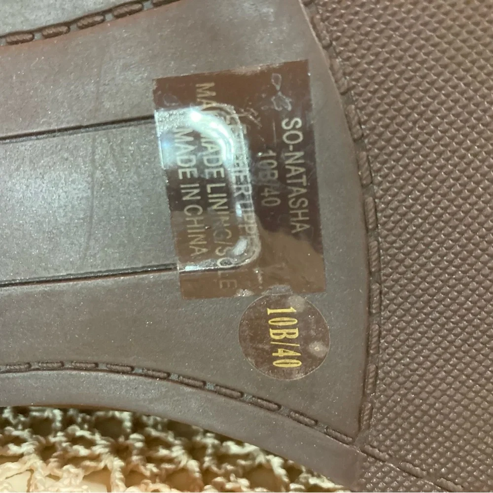 Brown Leather Boots NEW Leather Pull on Ankle Booties NWOT Size 10 - Picture 9 of 14